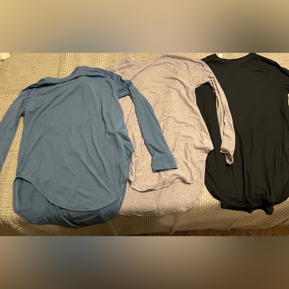 Under Armour long sleeve tops.